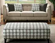 Brown Fabric Sofa FA835