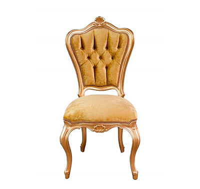 Gold Velvet Provincial Chair 766D