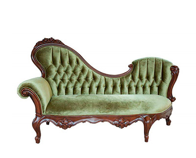 French Provincial Chaise Lounge 756