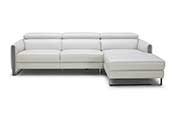 Vella Leather Motion Sectional Sofa