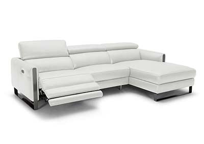 Vella Leather Motion Sectional Sofa