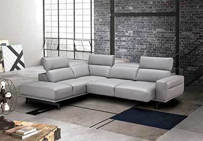 Light Gray Sectional sofa NJ 981