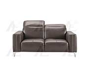Taupe Italian leather sofa AEK 069