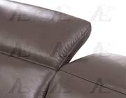 Taupe Italian leather sofa AEK 069