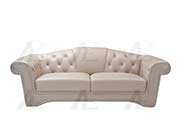 Taupe Italian leather sofa AEK 698