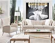 Sand Linen Sofa DS Athene