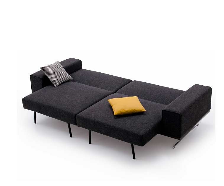 charcoal fabric sofa bed