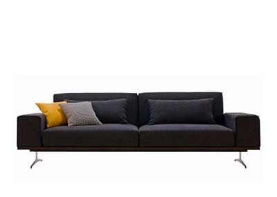 Charcoal Fabric Sofa Bed NJ 65