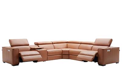 Caramel Power Recliner Sectional Sofa  SJ  Picasso