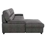 Gray Fabric Sectional Sofa HE 407