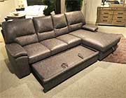 Gray Fabric Sectional Sofa HE 407