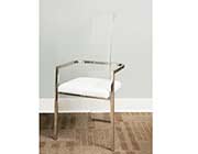 State St Glossy White Dining Table by AICO