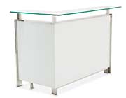 State St Glossy White Dining Table by AICO