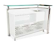 State St Glossy White Dining Table by AICO