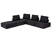 Modular Dark Gray Sectional Sofa VG Norbert