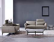 Leather sofa in Blue AE 300