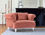 Elegant Blush Velvet Sofa AL 331