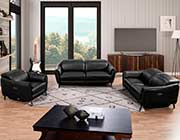 Black Modern Power Recliner Sofa AE 247