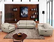 Black Modern Power Recliner Sofa AE 247