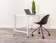 Evert White Folding Desk by Eurostyle