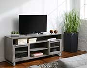 Gray TV Cabinet by Unique Furniture