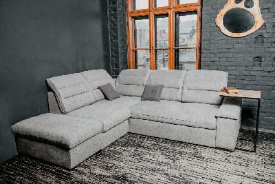 Gray Sectional Sofa bed EF Opaline