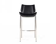 Gray Eco-Leather Bar Stool VG Daw