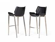 Gray Eco-Leather Bar Stool VG Daw