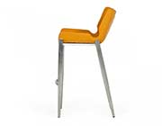 Gray Eco-Leather Bar Stool VG Daw