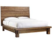 Modern Bed in Natural Finish MS 879