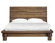 Modern Bed in Natural Finish MS 879