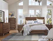 Modern Bed in Natural Finish MS 879