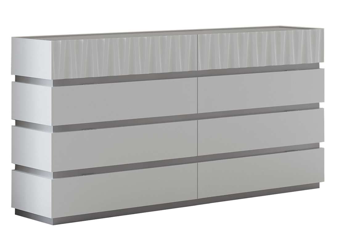 Modern White Bed HD Michela