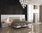Modern White Bed HD Michela
