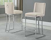 Dark Gray Counter Stool Set of 2