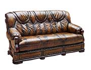Recliner Leather sofa EF Oaken