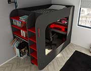 Gamer Bed in Natural color EF Futura