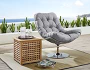 Gray Lounge  Chair MW Brooklyn