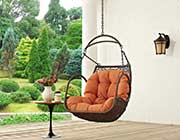 Swing Outdoor Patio Lounge Chair in Red MW Bower