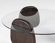 Walnut and Clear Glass VG Derbyshire