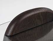 Walnut and Clear Glass VG Derbyshire