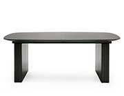 Modern Smoked Oak Extendable Dining Table VG Lakota