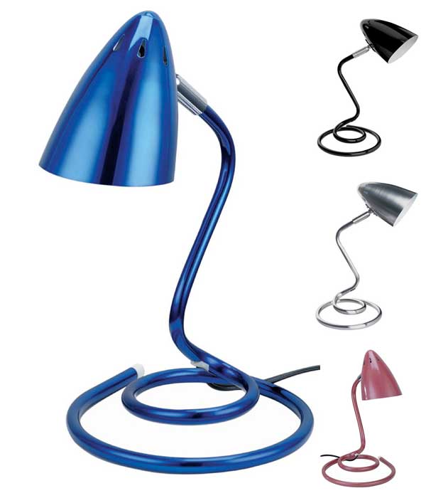 Swirl Style Metal Desk Lamp Ls2608, Desk Lamps For Kids