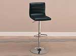 Black Adjustable Barstool 29H