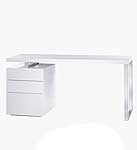 BL-Tessa Computer Desk in White Gloss