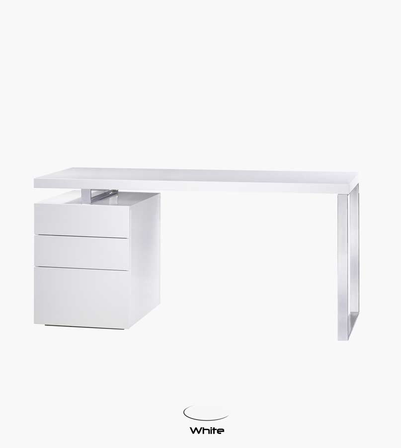 computer desk white