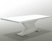 EVG-Bon Modern White Dining Table