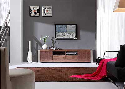 Modern Light Walnut TV-Stand BM01