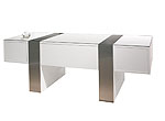 Sh01 White Lacquer Desk