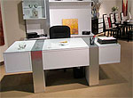 Sh01 White Lacquer Desk